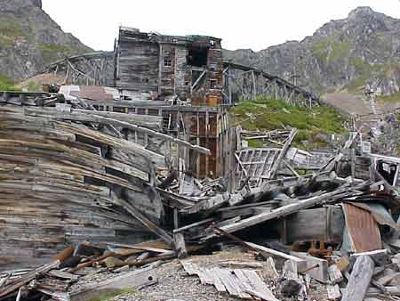 Independence Mine rubble