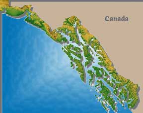 Southeast Alaska map